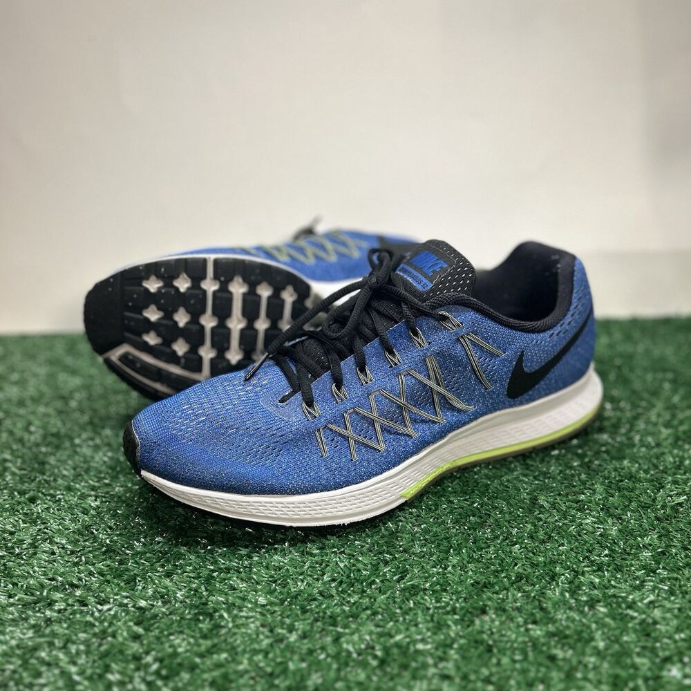 Nike Air Zoom Pegasus 32 Blue Black Running Shoes Mens Size 12 749340-401